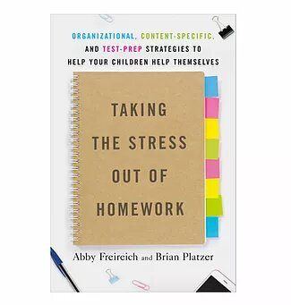 Taking the Stress out of Homework, a book that can be purchased on Amazon.